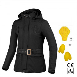 CHAQUETA MUJER SOFTSHELL STINA URBAN INVIERNO NEGRO