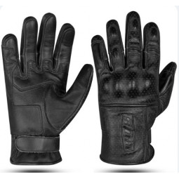 SNL023505 - GUANTES DE VERANO PIEL NEGRO - STINAMOTO