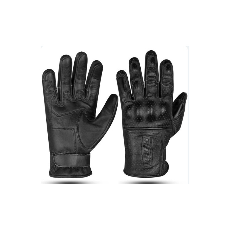 SNL023505 - GUANTES DE VERANO PIEL NEGRO - STINAMOTO