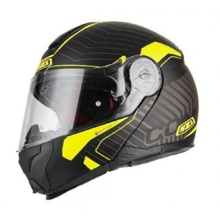 CASCO NZI MODULAR SIERRA NEG - AMARILLO 22.05 - HVRMOTOS