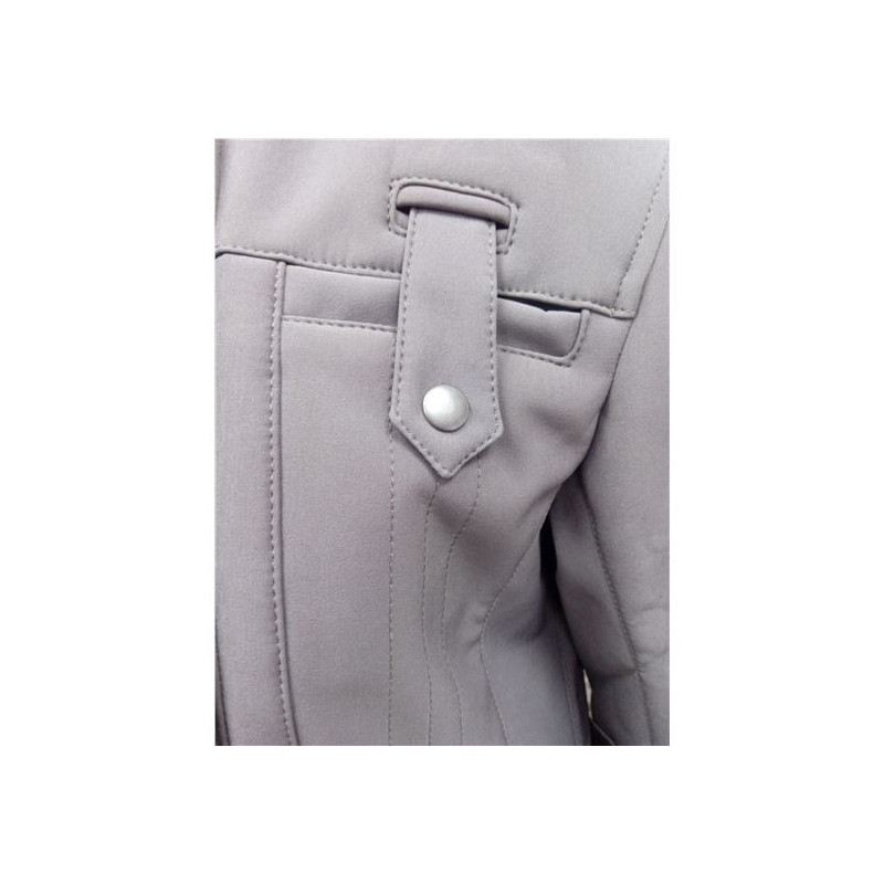 CHAQUETA SOFTSHELL STINA URBAN INVIERNO GRIS