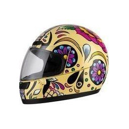 CASCO NZI ACTIVY MEXICANS SKULLS CREME 22.05 - HVRMOTOS