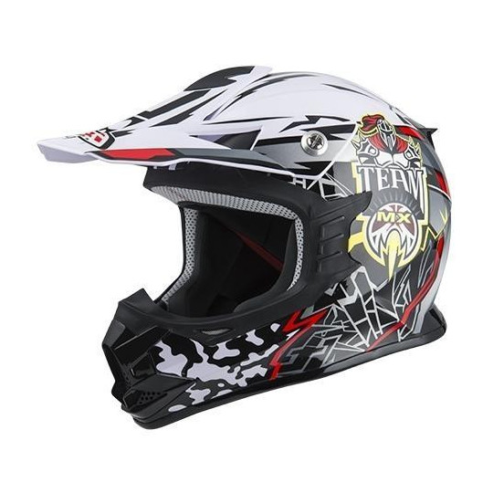CASCO OFFROAD NZI KNOBBY TEAM WHITE 22.05 - HVRMOTOS