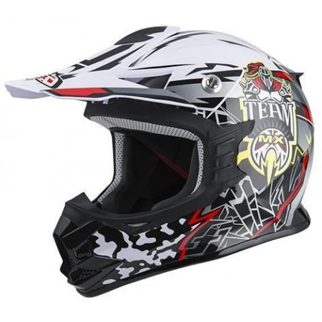 CASCO OFFROAD NZI KNOBBY TEAM WHITE 22.05 - HVRMOTOS