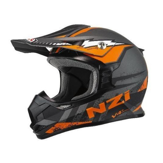 NZI KNOBBY BOLT ANTRACITE ORANGE MATT 22.05 - HVRMOTOS
