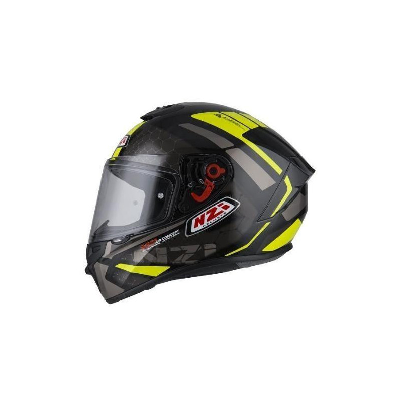 CASCO NZI TRENDY OVERTAKING BLACK ANTRACITE - HVRMOTOS