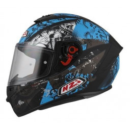 NZI TRENDY JUNGLE BLACK SKY BLUE MATT 22.05 - HVRMOTOS