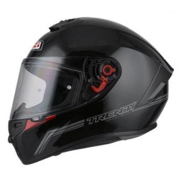CASCO NZI TRENDY 2 SOLID NOUVEAU BLACK 22.06 - HVRMOTOS