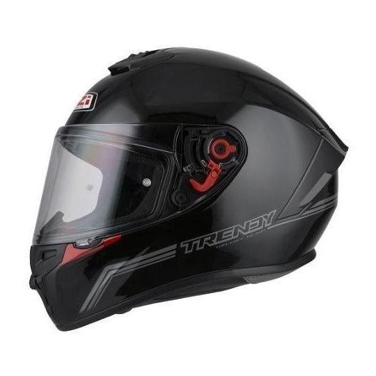 CASCO NZI TRENDY 2 SOLID NOUVEAU BLACK 22.06 - HVRMOTOS