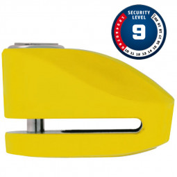 ANTIRROBO DISCO ABUS CON ALARMA 277A YELLOW BULON 10MM