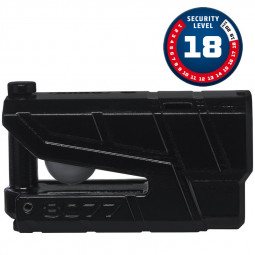 ANTIRROBO DISCO 8077 GRANIT DETECTO X-PLUS NEGRO CON ALARMA 3D