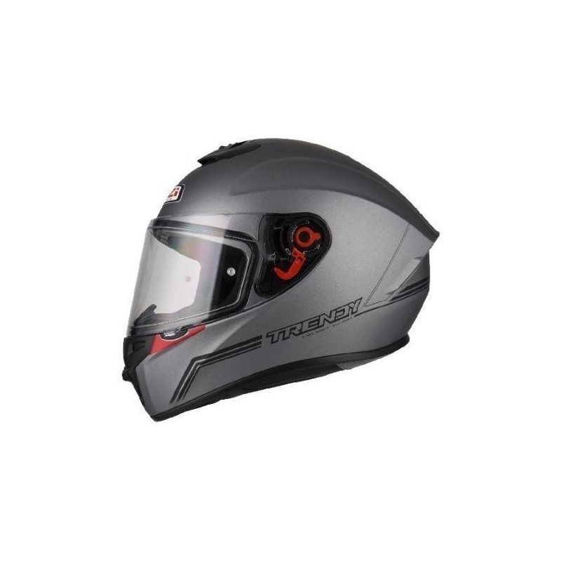 CASCO NZI TRENDY 2 SOLID NOUVEAU ANTRACITA MATE - HVRMOTOS