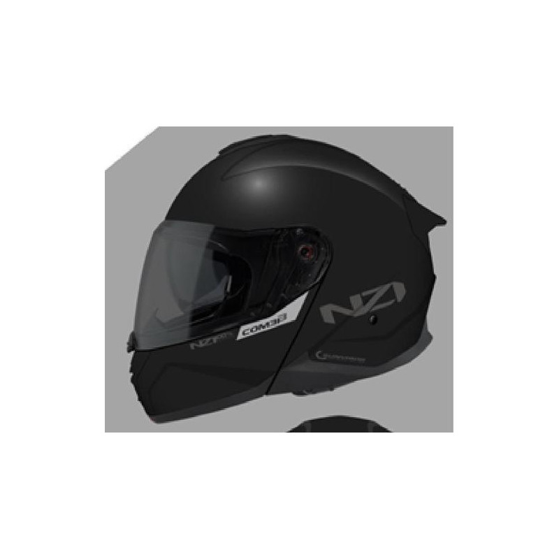 Casco Modular Nzi Combi 3 Negro Mate 22.06 - HVR MOTOS