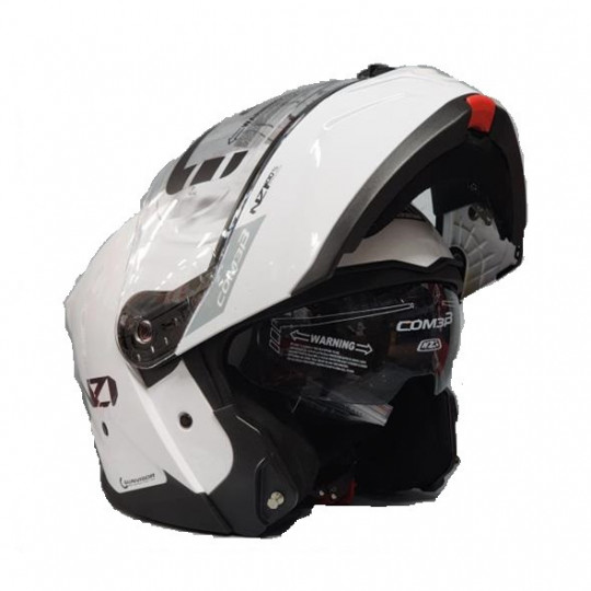 Casco Modular Nzi Combi 3 Blanco 22.06 - HVR MOTOS