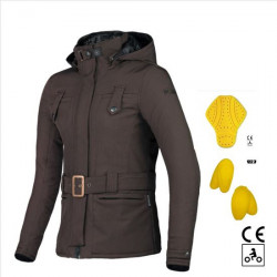 CHAQUETA SOFSHELL STINA URBAN INVIERNO MARRON