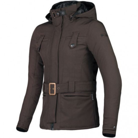 CHAQUETA SOFSHELL STINA URBAN INVIERNO MARRON