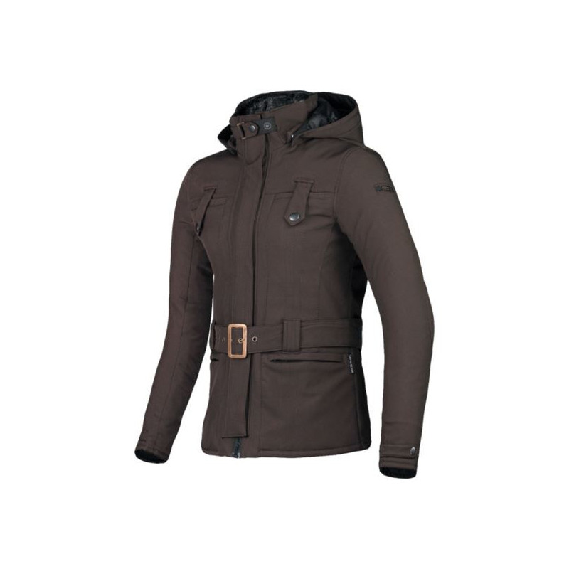 CHAQUETA SOFSHELL STINA URBAN INVIERNO MARRON