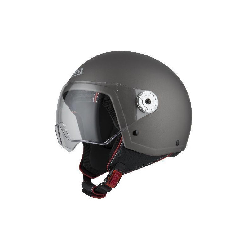 Casco Nzi Jet Vintage 3 Antracita  22.05 - HVR MOTOS