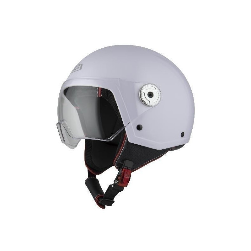 Casco Nzi Jet Vintage 3 Blanco  22.05 - HVR MOTOS
