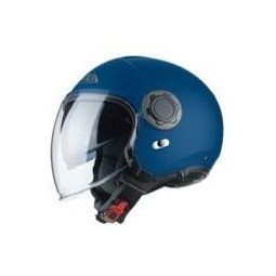 Casco Nzi Jet Ringway Azul Mate 22.05 - HVRMOTOS