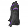 Chaqueta Verano Mujer Stina Veleta Negro Lila - HVR MOTOS
