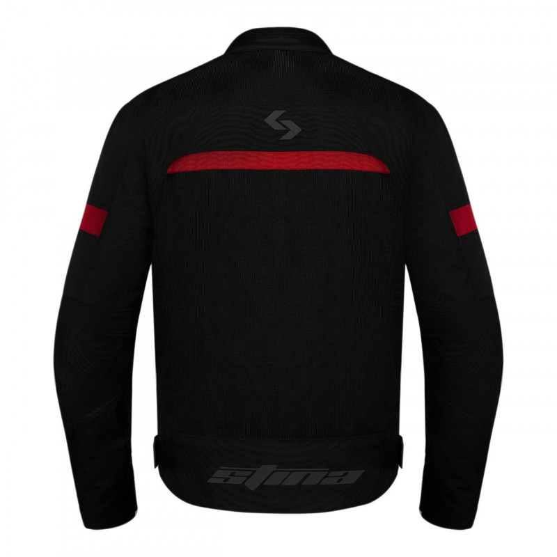 ST3340NR - CHAQUETA HOMBRE MILANO VERANO NEGRO ROJO