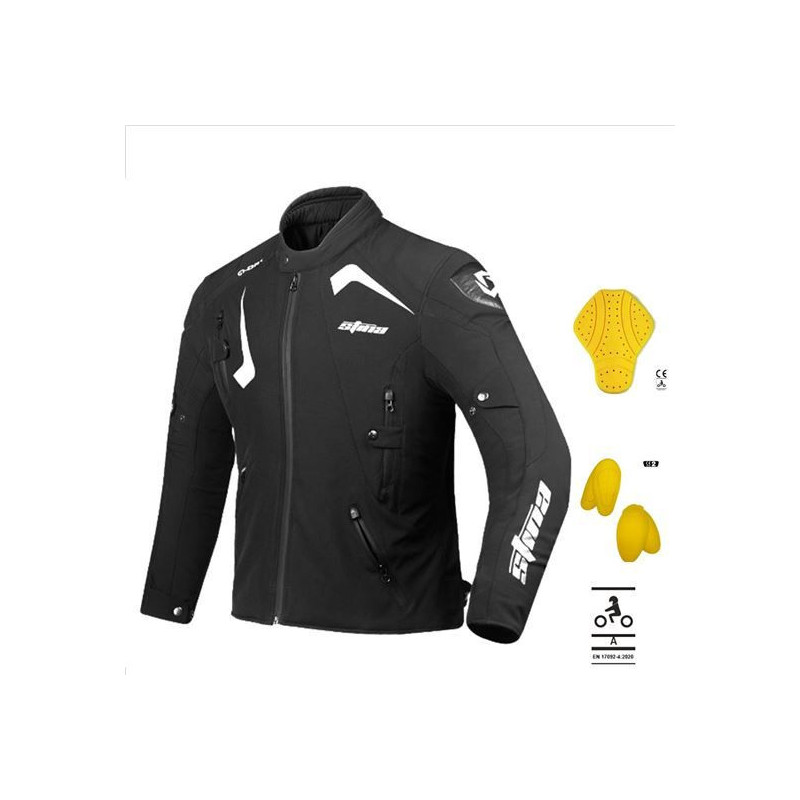 CHAQUETA MUJER SOFTSHELL STINA URBAN INVIERNO NEGRO