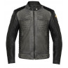 CHAQUETA PIEL STINA HOMBRE NEGRO RENIER - HVRMOTOS