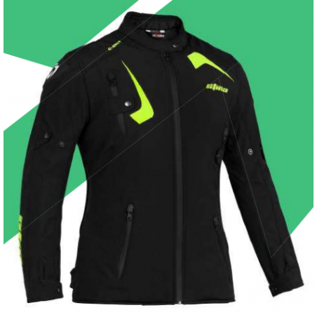 STM3306NV - CHAQUETA SOFTSHELL MUJER VERDE - STINAMOTO