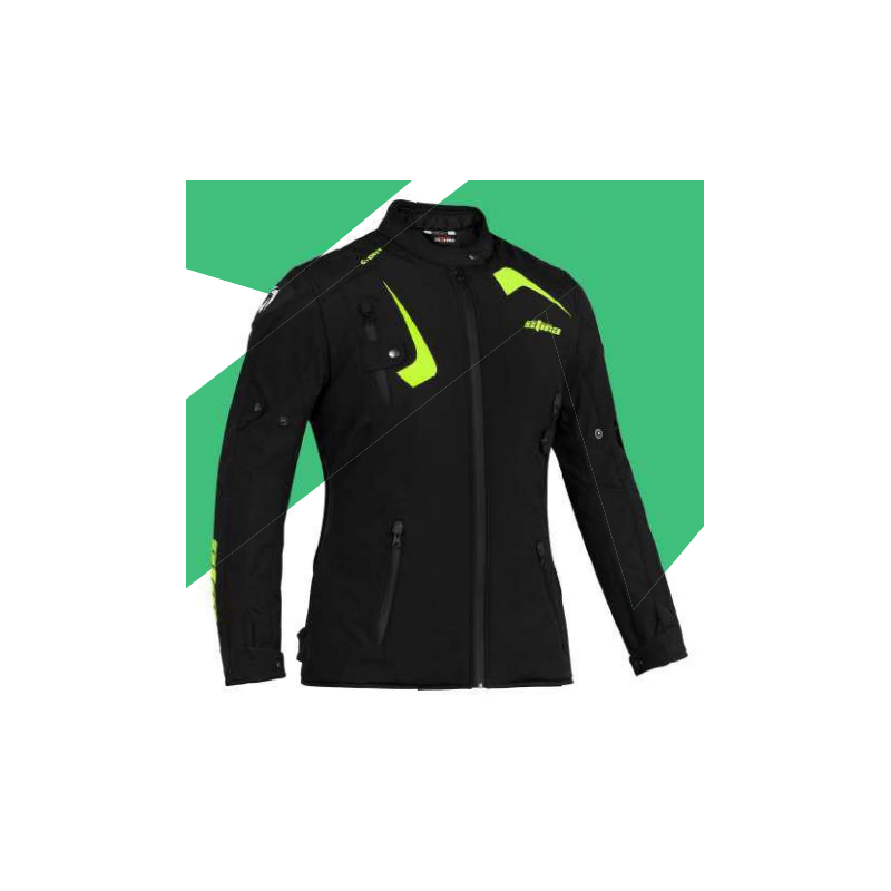 STM3306NV - CHAQUETA SOFTSHELL MUJER VERDE - STINAMOTO